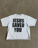 Caliche "Jesus Saved You" Cropped Tee
